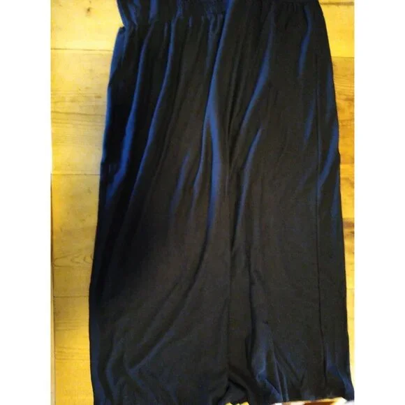 Ava And Viv Women's Plus Size 1X Black Sleeveless Dress Sundress Soft Stretchy - Picture 5 of 8